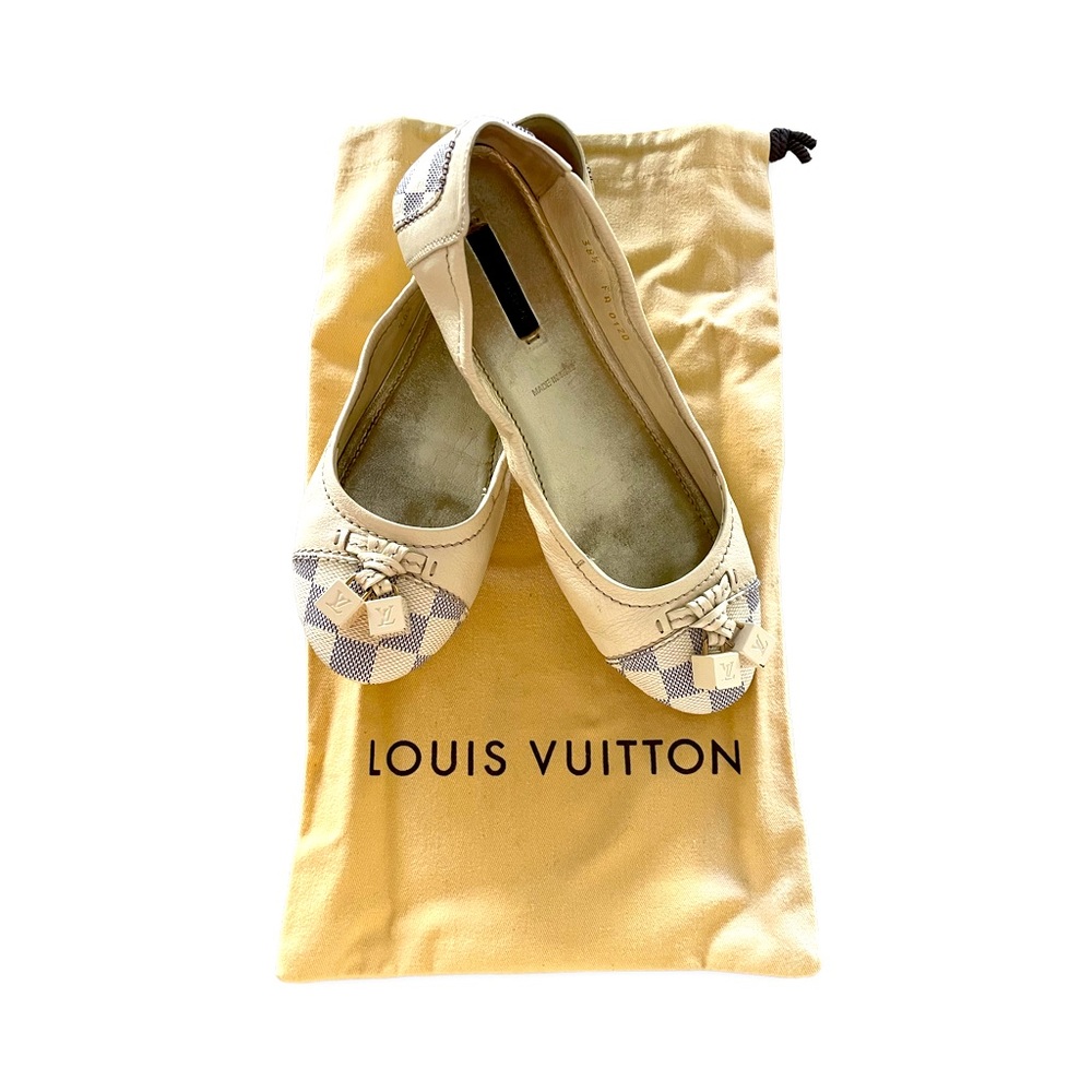 Louis Vuitton Damier Azur Flats